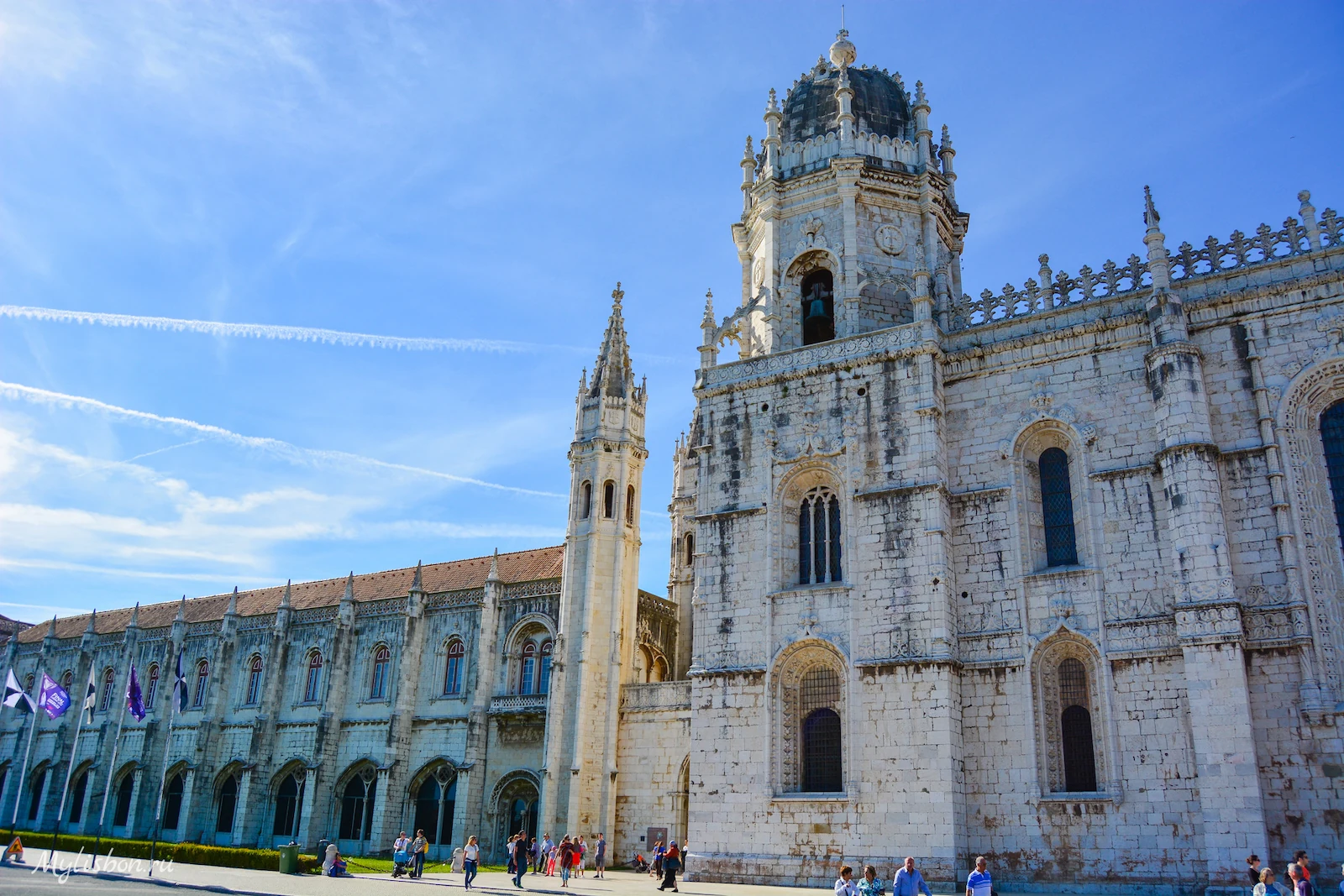 O Mosteiro dos Jerónimos, em Belém.